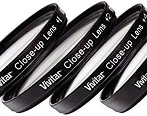 Vivitar Series 1 +1 +2 +4 +10 Close-Up Macro Filter Set w/Pouch (52mm)